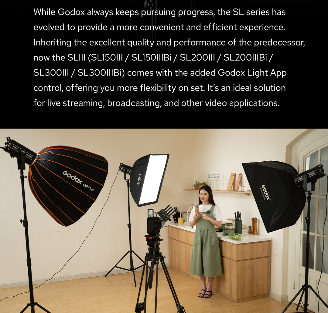 Godox SL300III Bi view 3